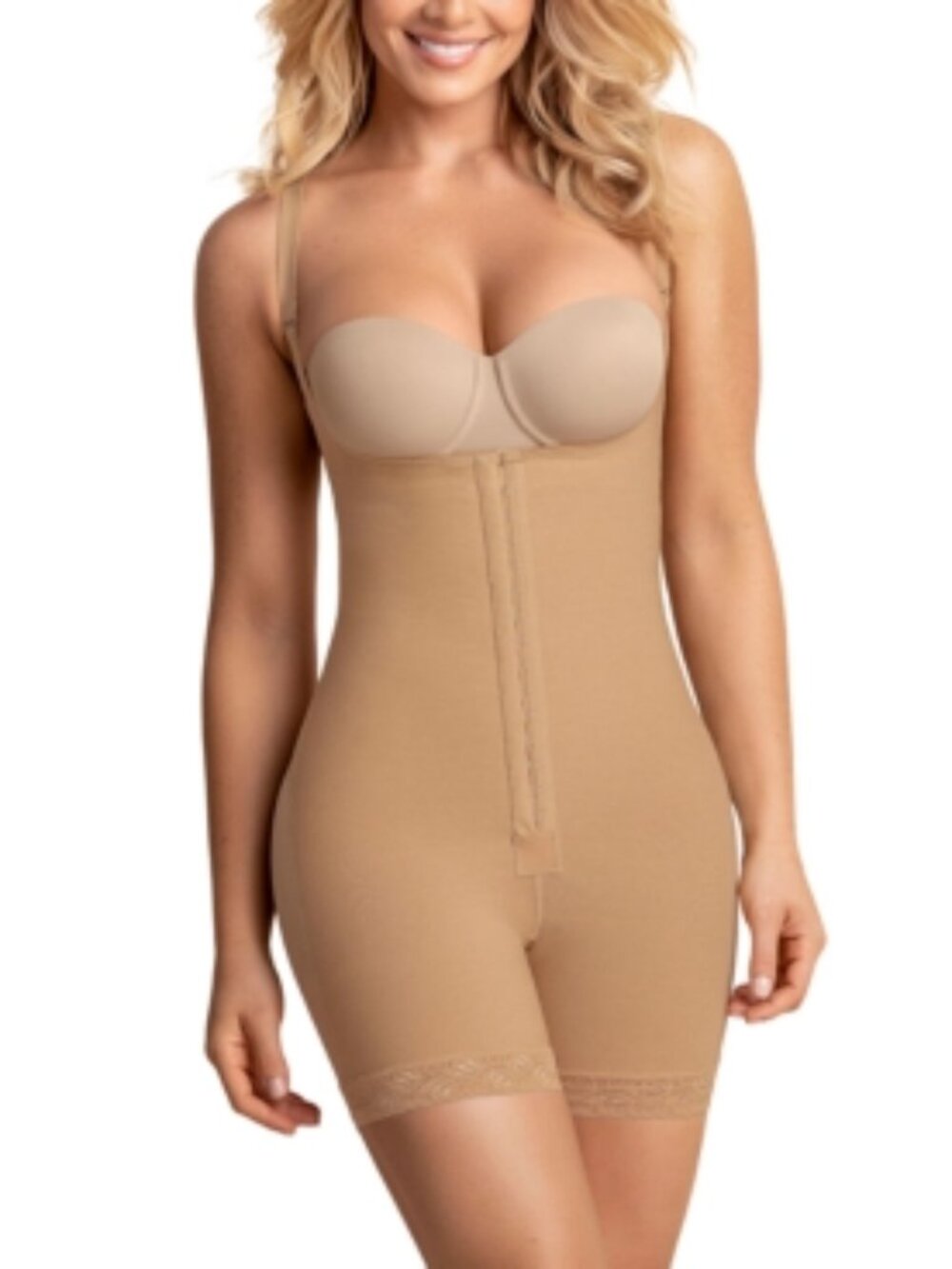 Leonisa Women's Firm Compression BoyShorts Bottom Body Shaper 018491